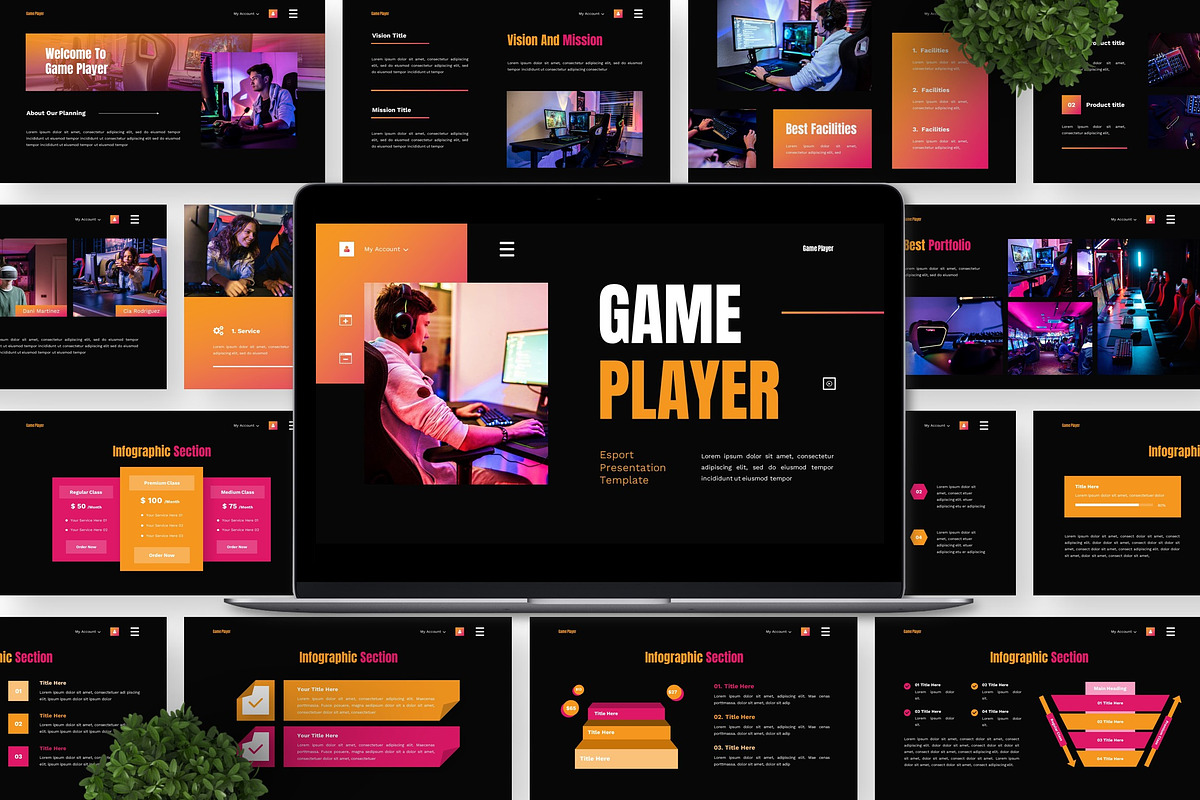 Game Player - Esport Powerpoint preview 6