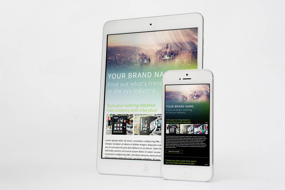 Inspiration/trends newsletter, an Email Template by AndreasGalster (Photo 1 of 4)
