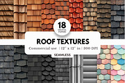 18 Roof Textures Digital Papers, a Texture Graphic by NorthWindPixels (Thumbnail 1 of 4)