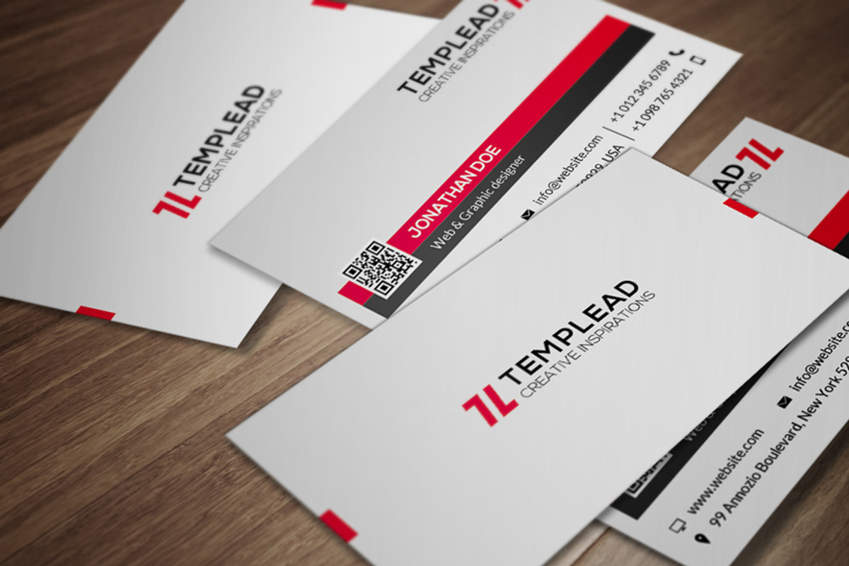 Corporate Business Card CM087, a Business Card Template by annozio (Photo 1 of 4)