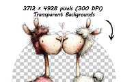 Whimsical Spring Flowers Farm Animal, a Graphic by one-touch (Thumbnail 14 of 16)