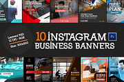 10 Business Instagram Banners, a Templates & Theme by VPB (Thumbnail 1 of 6)
