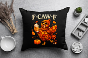 F Caw F Fall Chicken PNG, a Product Mockup by Design Station (Thumbnail 4 of 6)