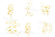 Gold Splatters Clipart | Gold Dust, an Object Graphic by The Digital Download Shop (Thumbnail 8 of 9)