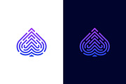 Modern Gradient Poker code Logo, a Branding & Logo Template by Artnivora.Std (Thumbnail 3 of 3)
