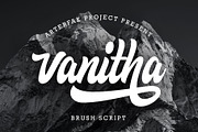Vanitha, a Script Font by Arterfak Project (Thumbnail 1 of 10)