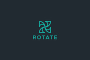 Rotate Logo Abstract Letter R Symbol, a Branding & Logo Template by Signatoro (Thumbnail 3 of 3)
