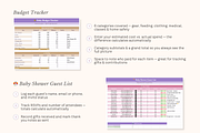 Pregnancy Planner Excel Spreadsheet, a Design Template by Matisse Studio (Thumbnail 8 of 10)