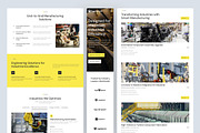 Industry & Manufactory Website UI, an UI Kit Template by peterdraw (Thumbnail 2 of 7)