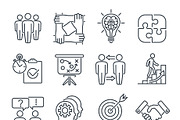 Partnership and Business Teamwork, a Person Illustration by TAlex (Thumbnail 3 of 6)