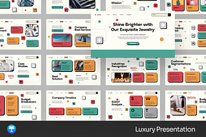 Luxury Brand Keynote Templates, a Presentation Template by Fit-tee
