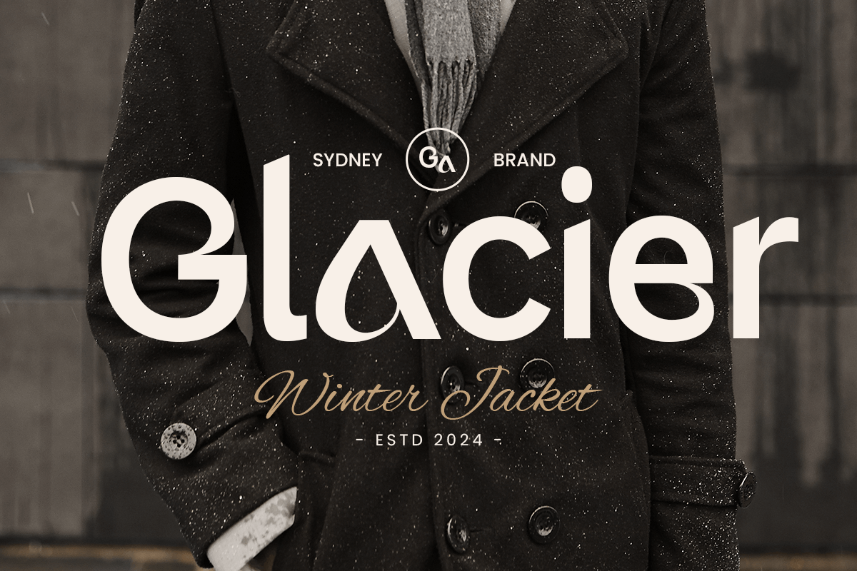 Glide - Modern Logo Luxury Font, a Sans Serif Font by Sensatype (Photo 6 of 14)