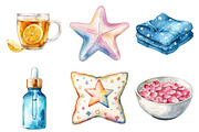 Watercolor Evening Routine Clipart, an Illustration by Daily.Designs (Thumbnail 5 of 5)