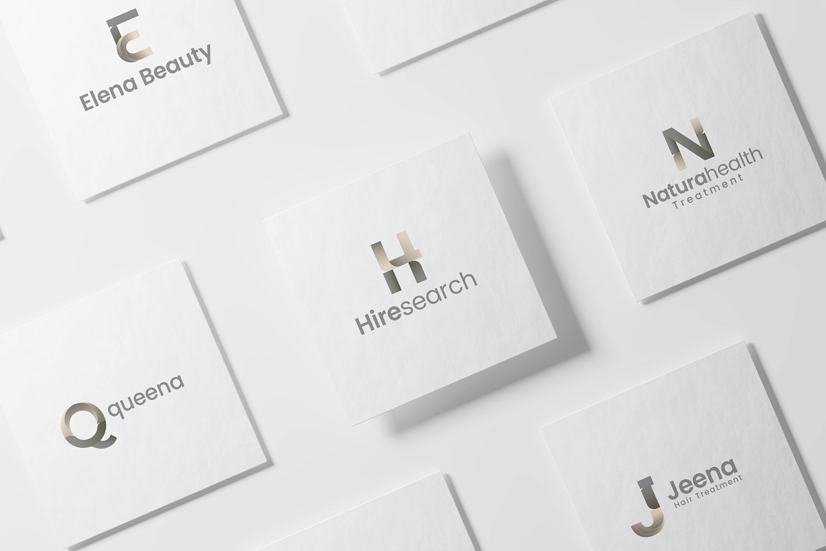 Modern Initial Logo Bundle Template, a Branding & Logo Template by Dhwstd (Photo 2 of 6)