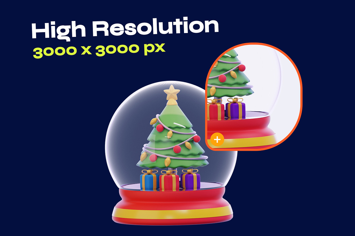 Christmas Party 3D icon pack, an Environmental 3D Model by orenjidesign (Photo 3 of 8)