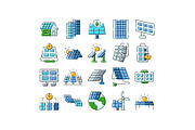 Solar panel energy collection system, an Object Graphic by pikepicture (Thumbnail 1 of 3)