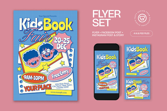 Kids Book Fair Flyer preview 4