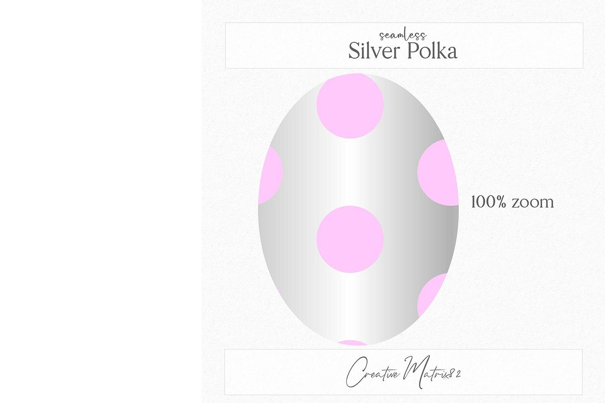 Pastel Polka Dots, Silver Glitter, a Pattern Graphic by Creative Matrix82 (Photo 7 of 7)