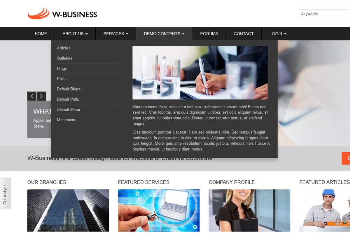 Business, a Websites & App Template by WeebPal Corp (Photo 2 of 5)