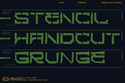 Z.W Stencil, a Sans Serif Font by inumocca_type (Thumbnail 8 of 13)