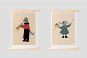 Music school, an Animal Illustration by Mii Lab (Thumbnail 3 of 7)