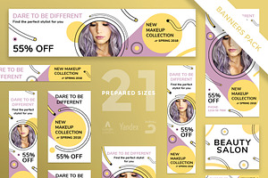 Banners Pack Makeup Collection