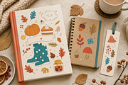 Cozy Fall Clipart, a Seasonal Illustration by Anna Studio (Thumbnail 3 of 13)