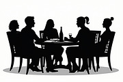 People Eating Vector Design, an Illustration by jahid234 (Thumbnail 6 of 9)