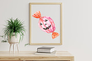 Pink Halloween Clipart, Halloween PN, an Illustration by Libby Wishes (Thumbnail 6 of 7)
