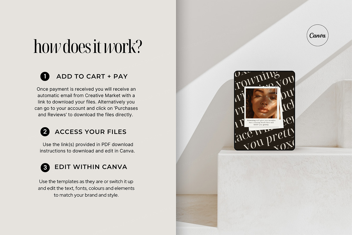 Skincare Quotes Instagram Templates, a Social Media Template by COCO Designs (Photo 17 of 17)
