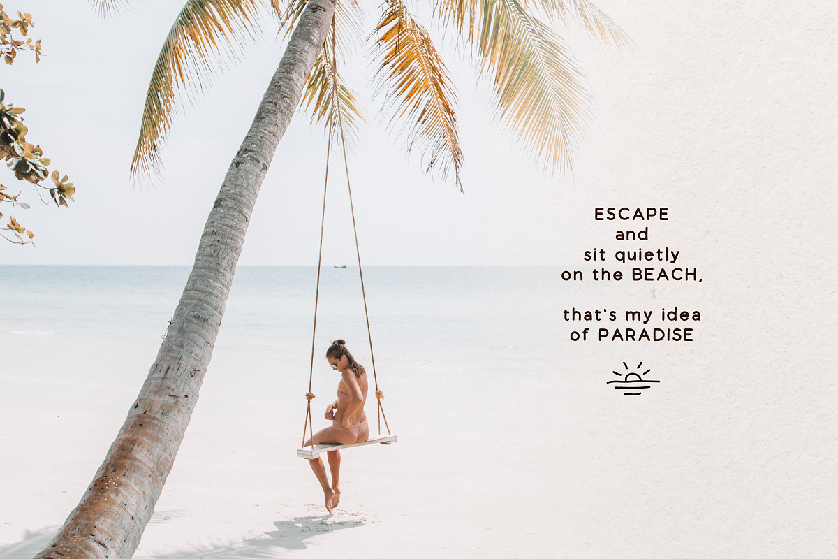 Hand Drawn Font, Bohemian style Font, a Sans Serif Font by HeraclesVisuals (Photo 6 of 8)