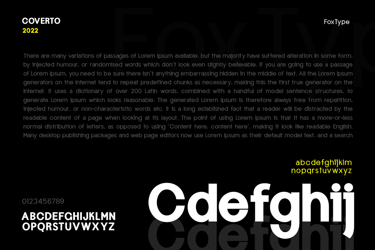 Coverto Display Typeface, a Sans Serif Font by Foxtype (Photo 4 of 7)