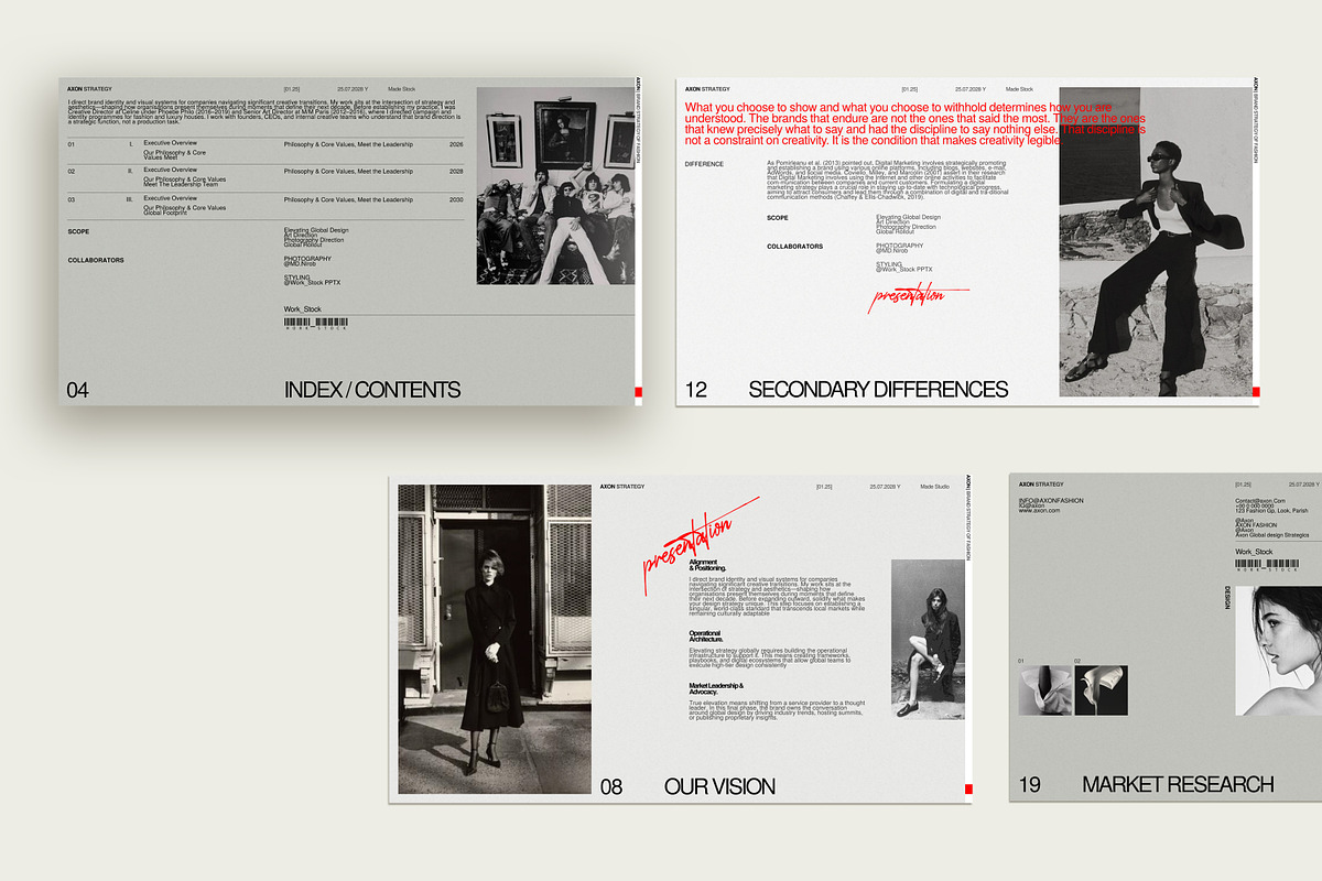 AXON | Brand Strategy Template, a Presentation Template by Work_Stock (Photo 2 of 10)