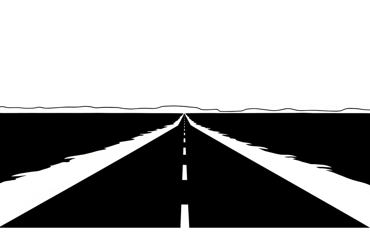 Desert Highway Silhouette Set, an Illustration by musafir_fashion (Photo 7 of 16)