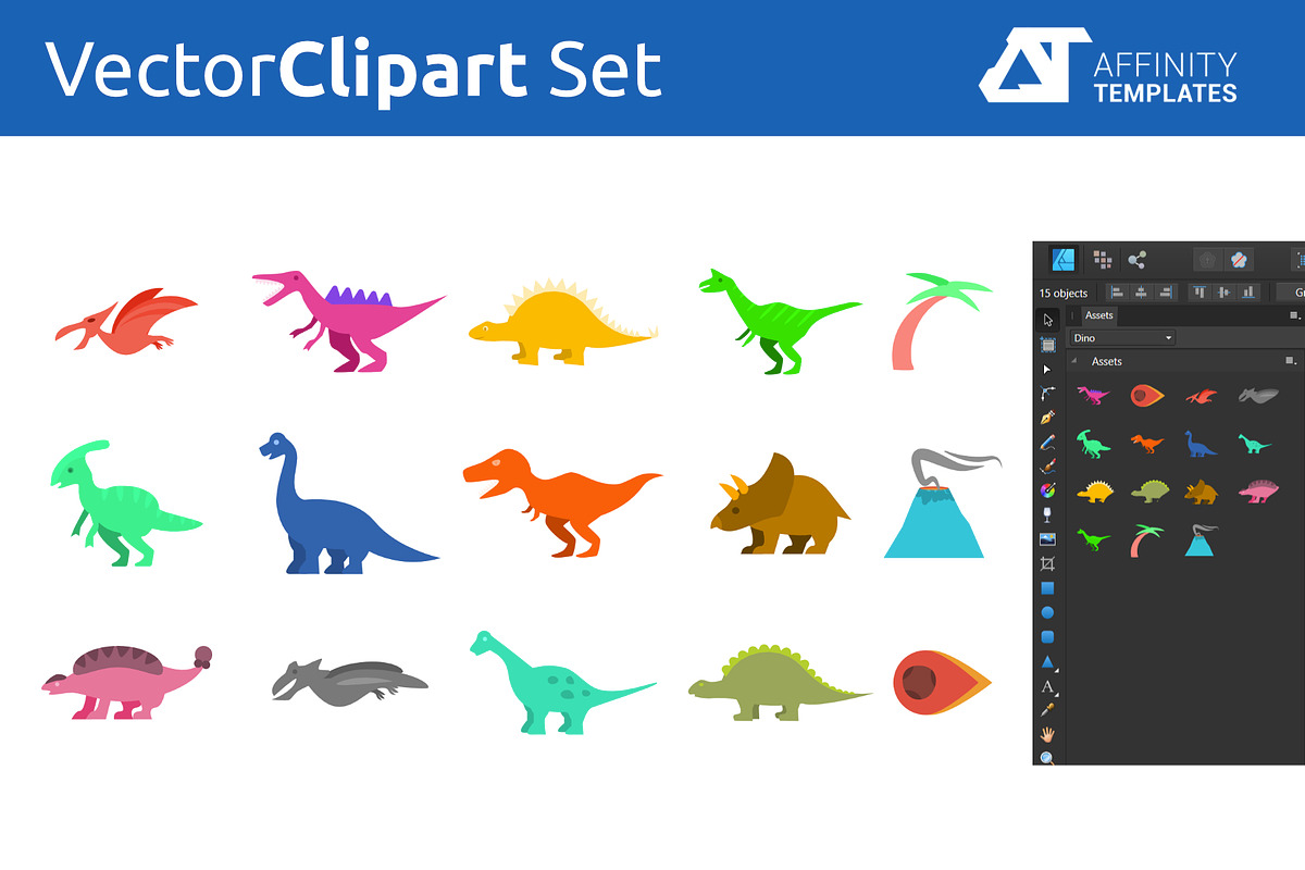Affinity Designer ClipArt Sets, an Object Graphic by Affinity Templates (Photo 4 of 10)