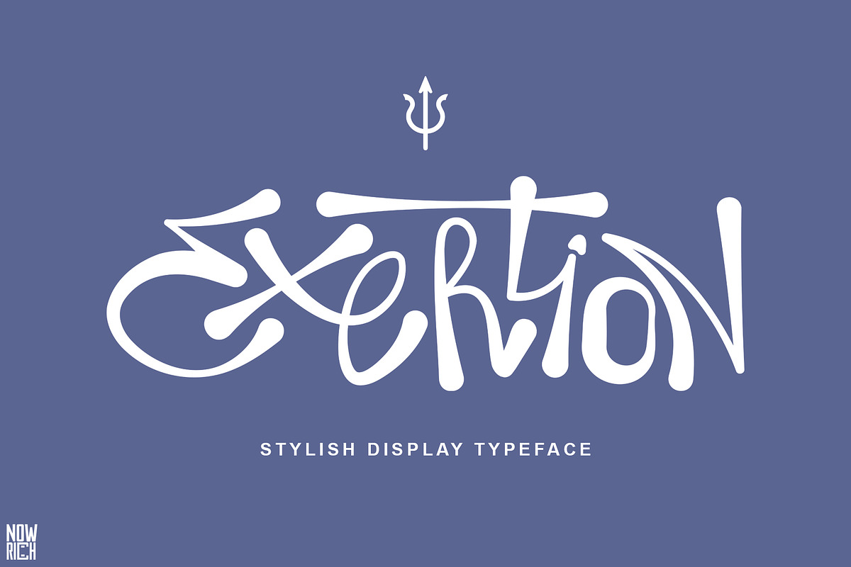 Exertion Display Typeface Grafiti, a Handwritten Font by Nouric Design (Photo 1 of 10)