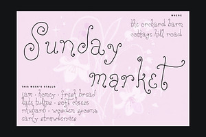 Honeylark Whimsical Curly Font, a Handwritten Font by PeachCreme