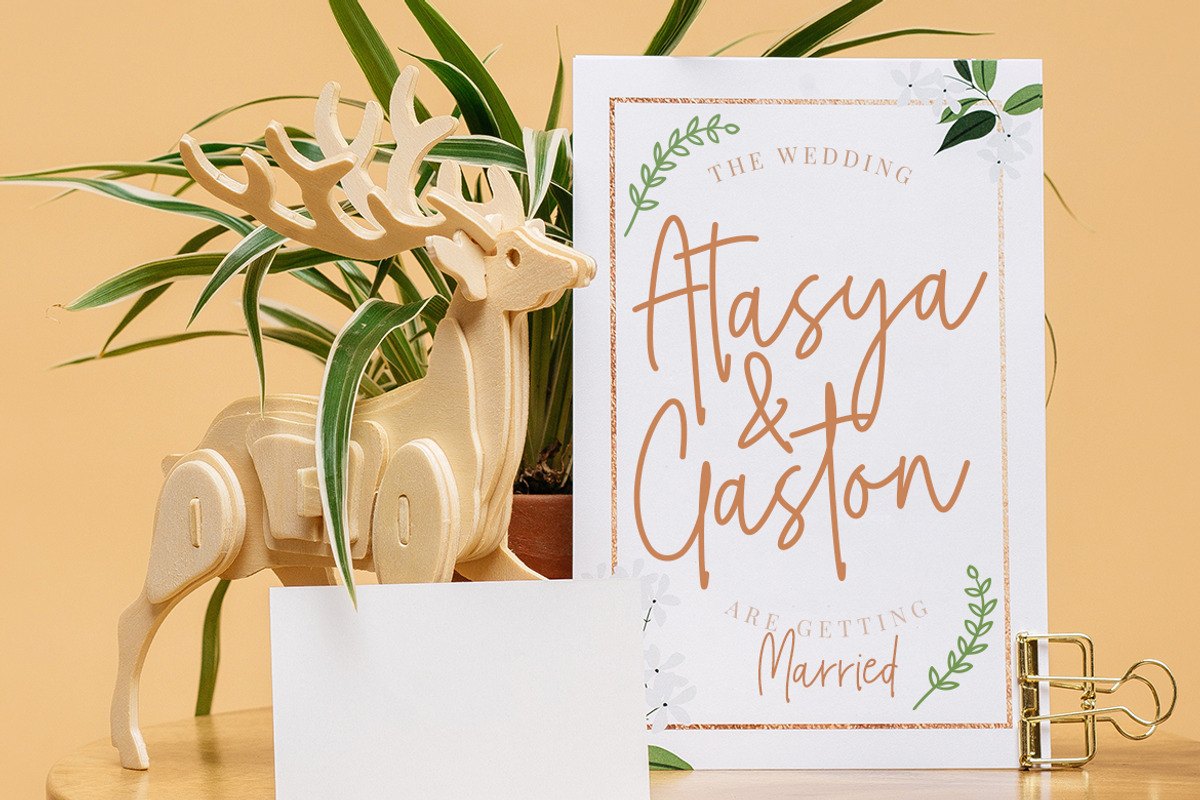 The Gwathmey Signature Wedding Font preview 4