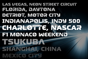 Drive Form - Automotive Typeface, a Sans Serif Font by HipFonts (Thumbnail 2 of 9)