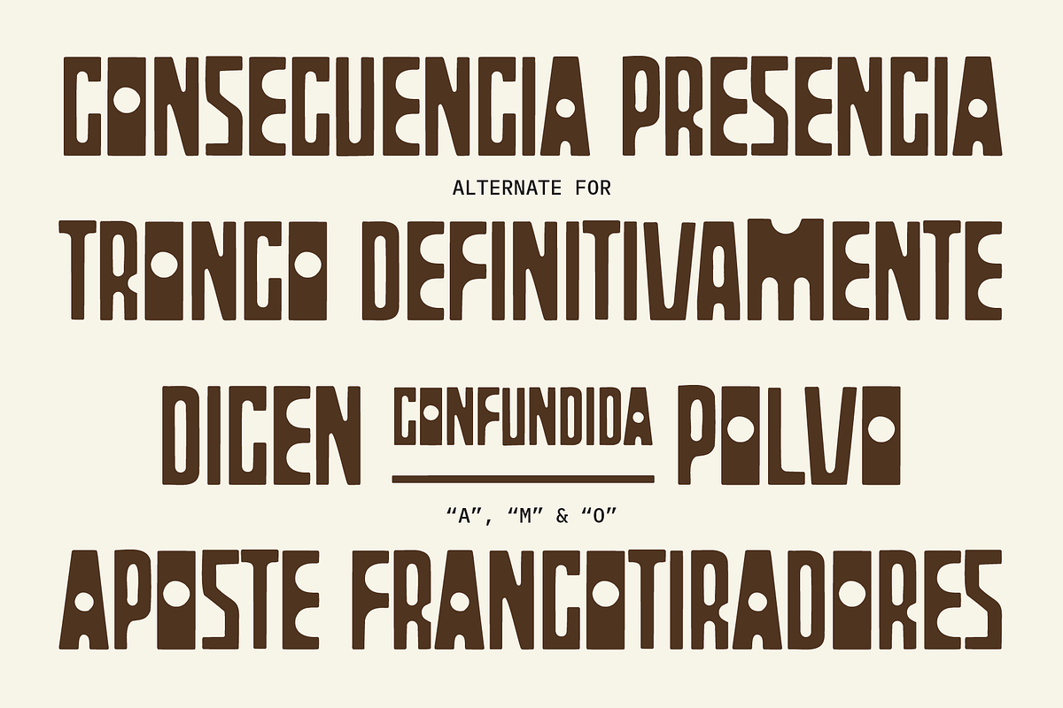 SFC LAS PARTA - Tall Display Font, a Sans Serif Font by Skilline Supply Co. (Photo 6 of 8)