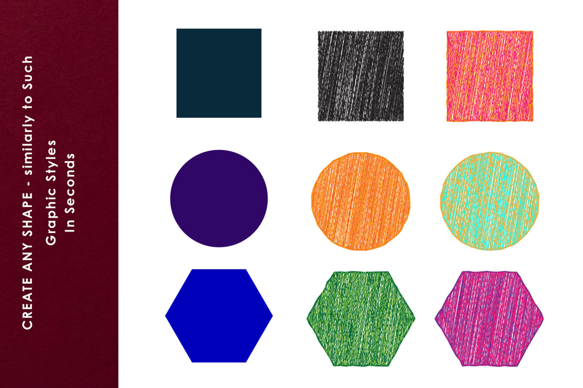 DOODLE - Scrible Graphic Style Addon, a Layer Style Add-On by Design Unique (Photo 2 of 9)
