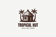 Traditional Tropical Hut Logo, a Branding & Logo Template by Signatoro (Thumbnail 1 of 3)