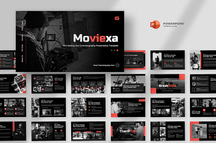 Video & Film Powerpoint Template, a Presentation Template by fluffstudio