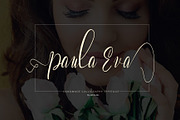 Paula Eva Script, a Script Font by Analogous (Thumbnail 2 of 10)
