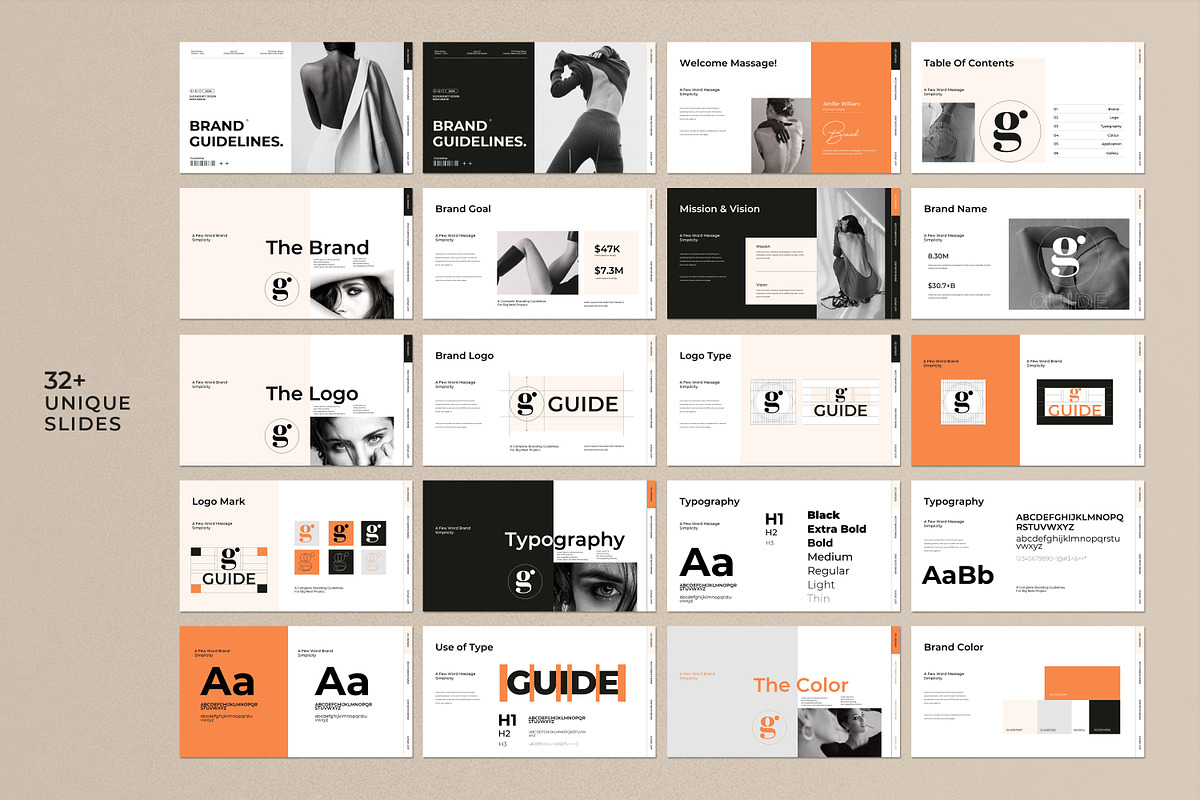 Brand Guidelines Template, a Presentation Template by Slideagency (Photo 10 of 11)