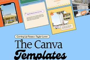 Palm Springs Canva Templates Pack