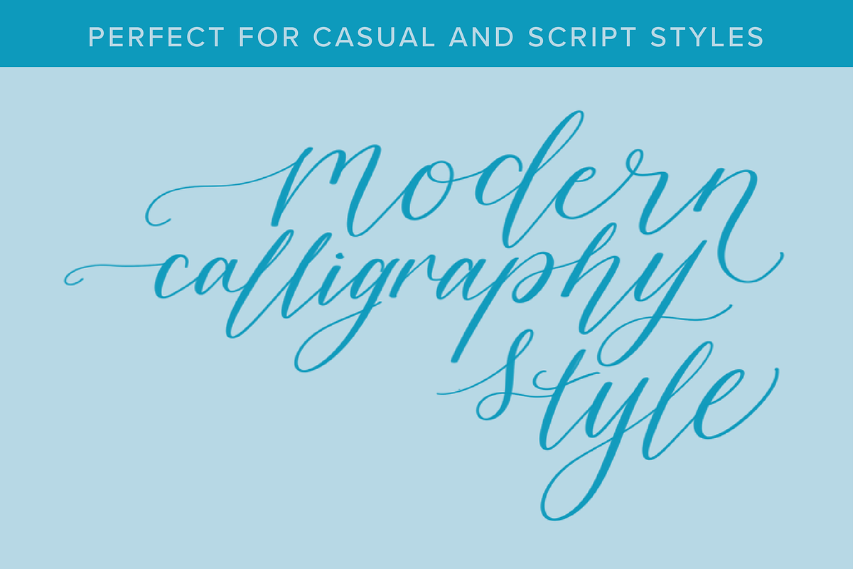 iPad Lettering brush - 'Thin Ink', a Brush Add-On by Sasha Hickson (Photo 3 of 5)