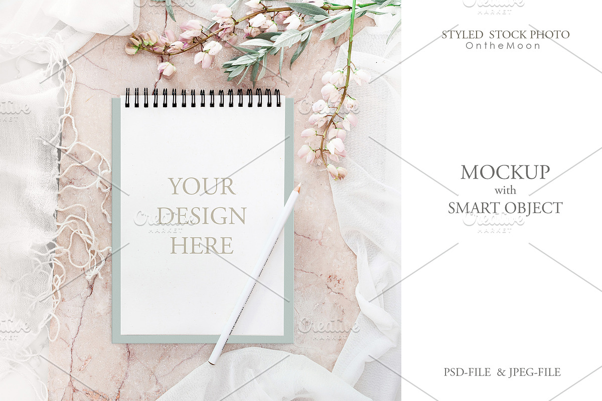 NOTEPAD. MOCKUP, a Print Template by OntheMoon (Photo 1 of 2)