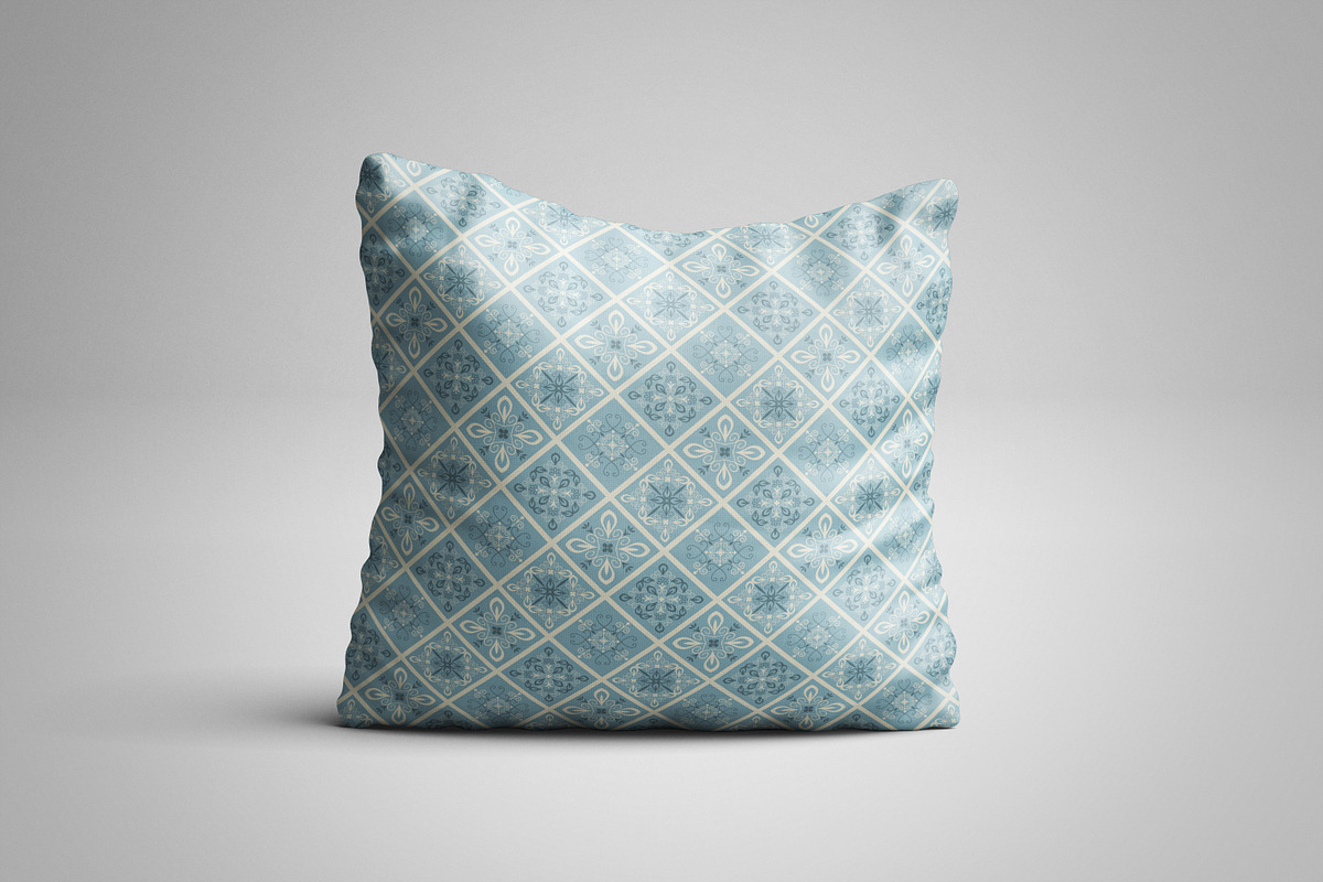 Seamless pastel damask, a Pattern Graphic by elyomys (Photo 2 of 2)