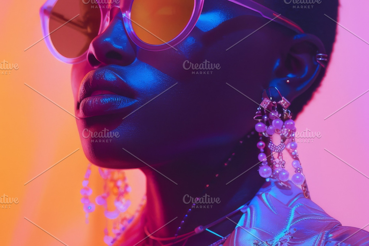 109 Fashion models in sunglasses, a Beauty & Fashion Photo by Handmadefont (Photo 46 of 113)